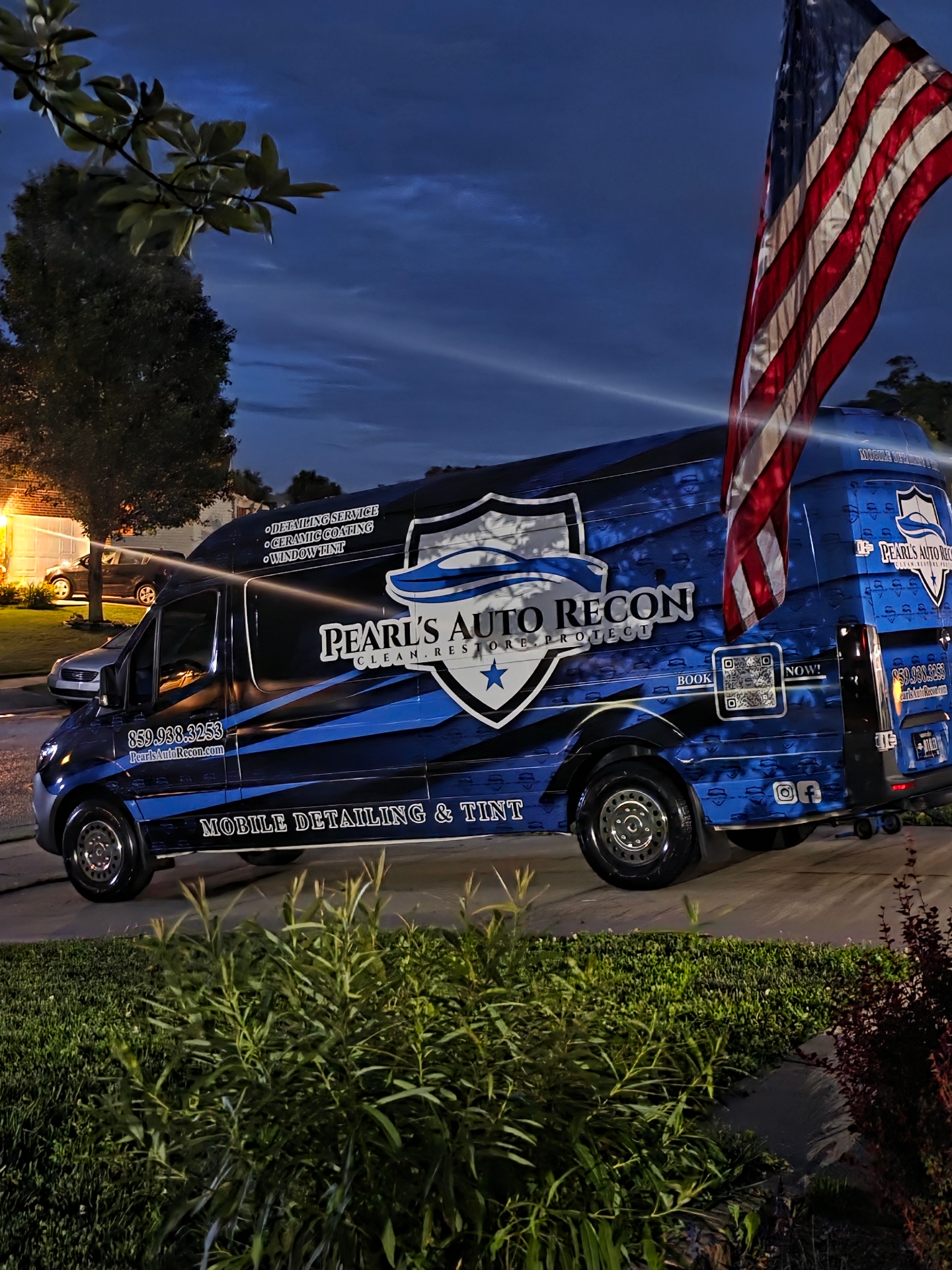 Pearl's Auto Recon mobile detailing van serving Northern Kentucky and Cincinnati