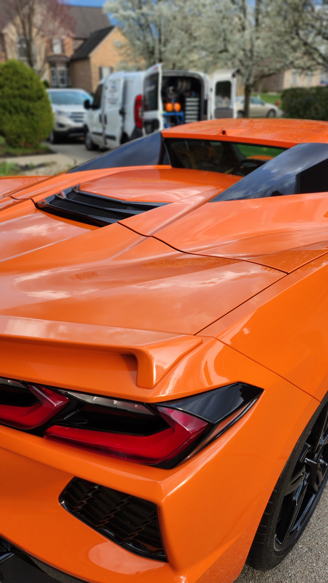 Chevrolet Corvette after a System X ceramic coating installation in Mason, OH