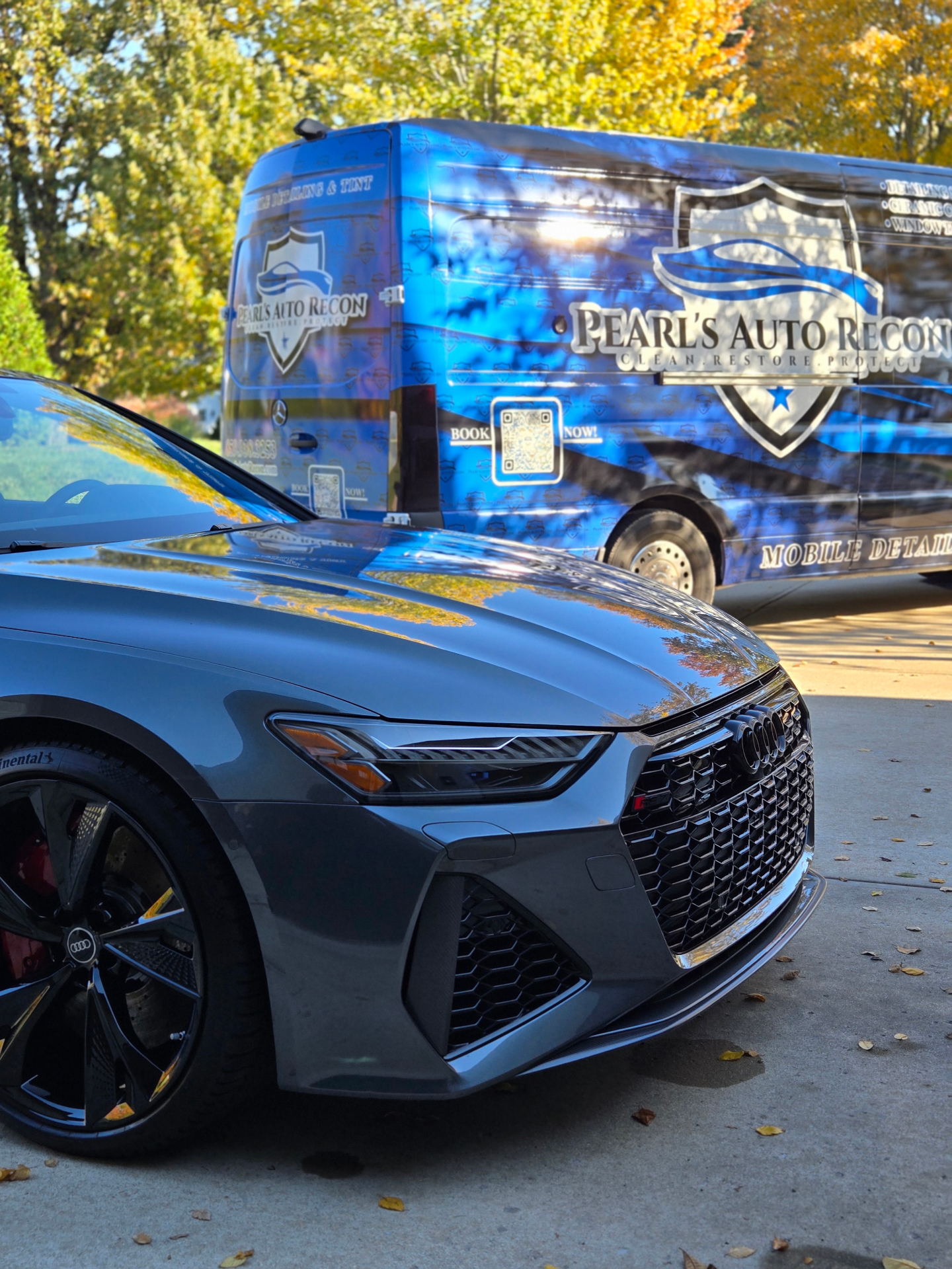 Freshly detailed vehicle by Pearl's Auto Recon in Indian Hill, OH